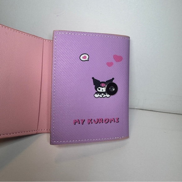 Sanrio Purple Kuromi Tri-fold Wallet NWOT - Picture 5 of 10